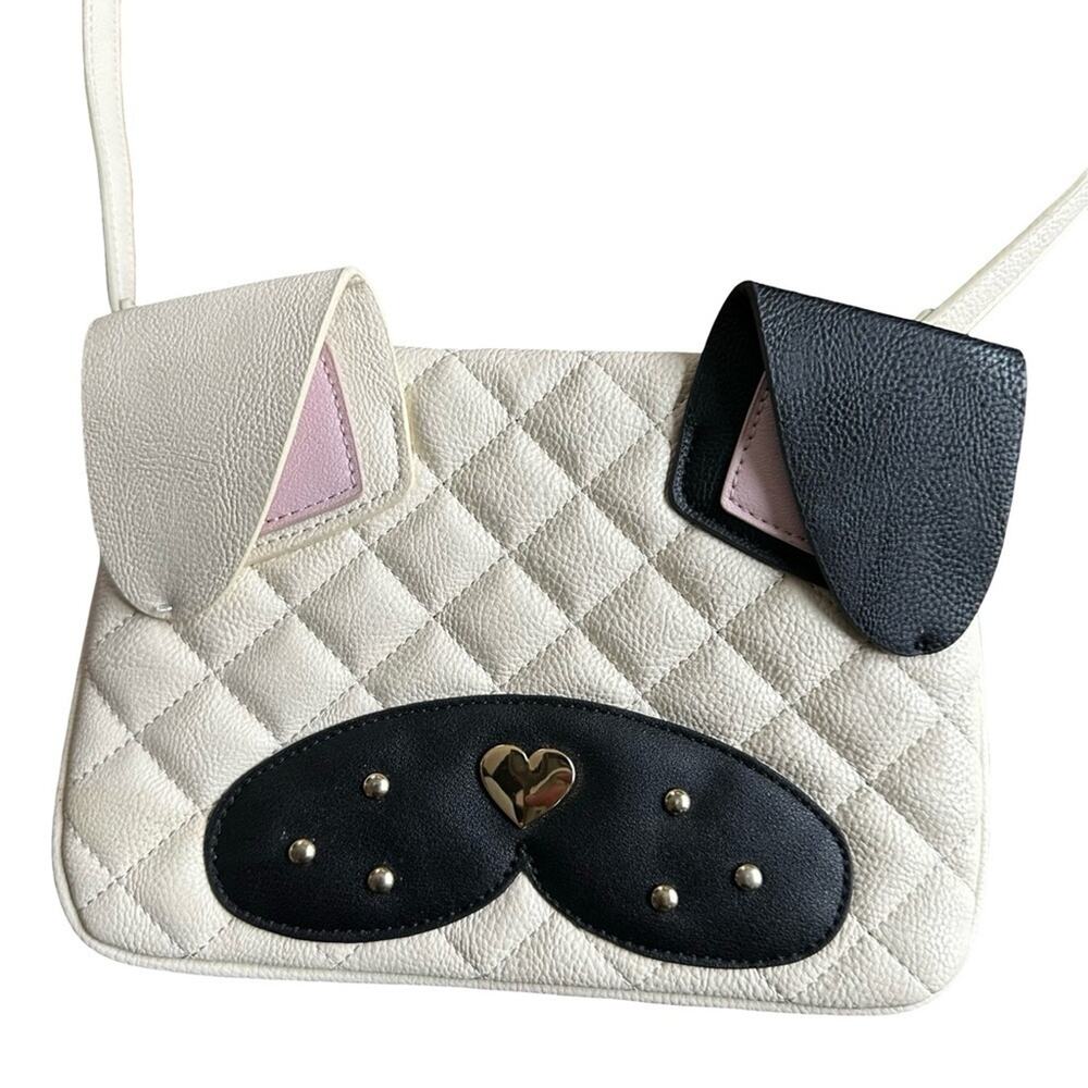 Betsey Johnson Dog Quilted Crossbody Bag
